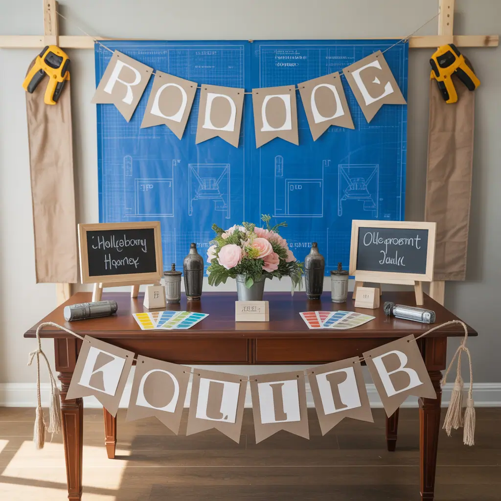 high school signing day tablescape ideas