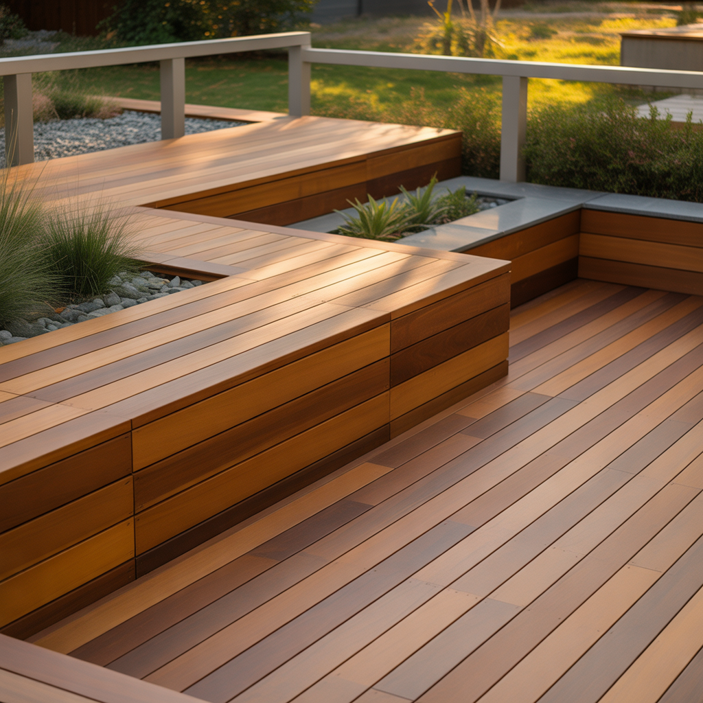 horizontal deck skirt ideas