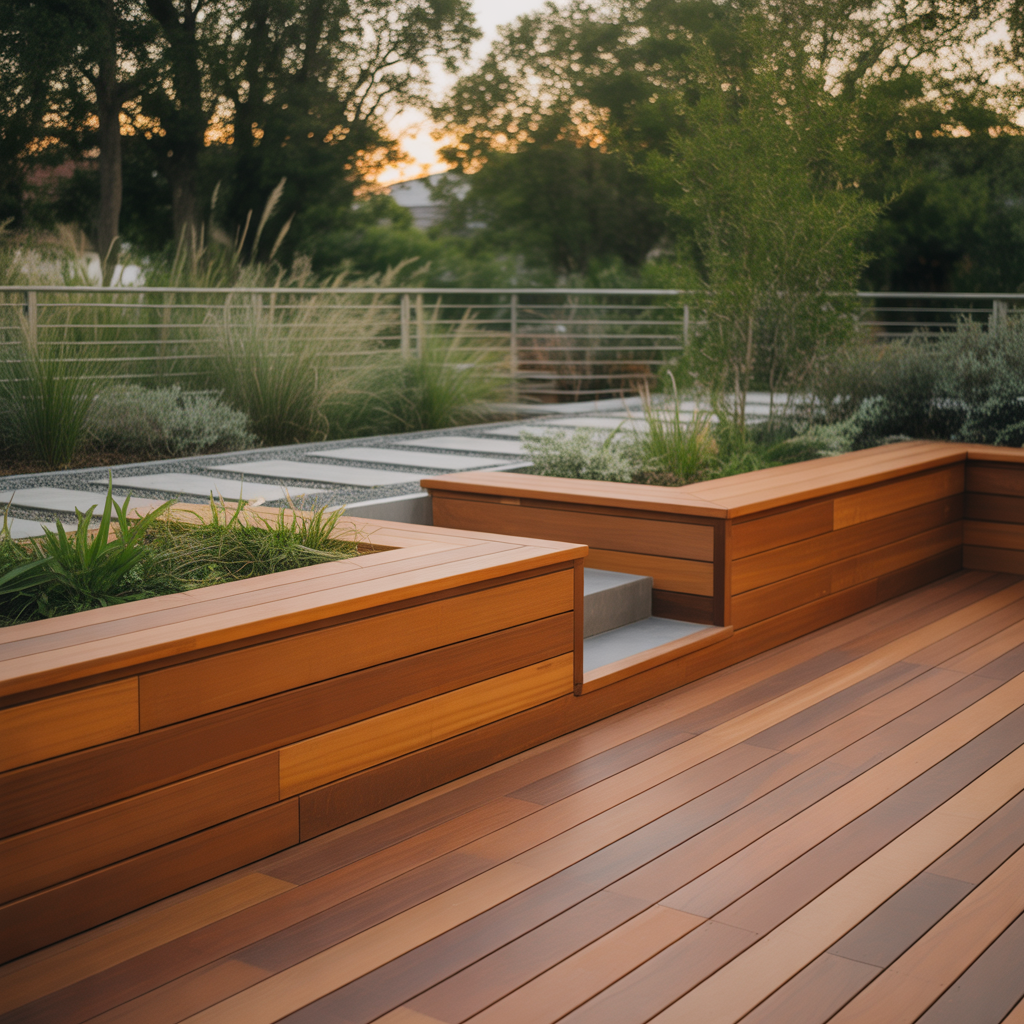 horizontal deck skirt ideas