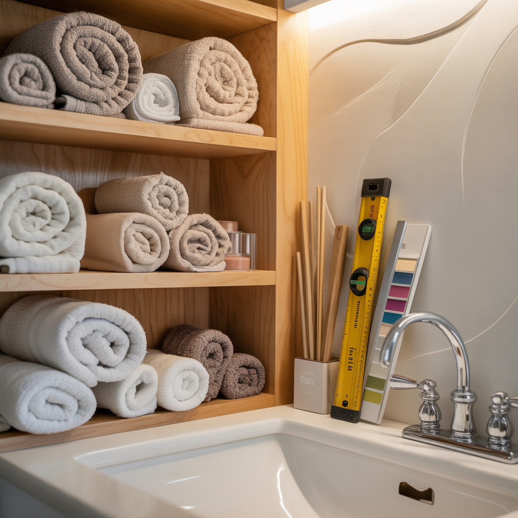 how to roll towels ideas