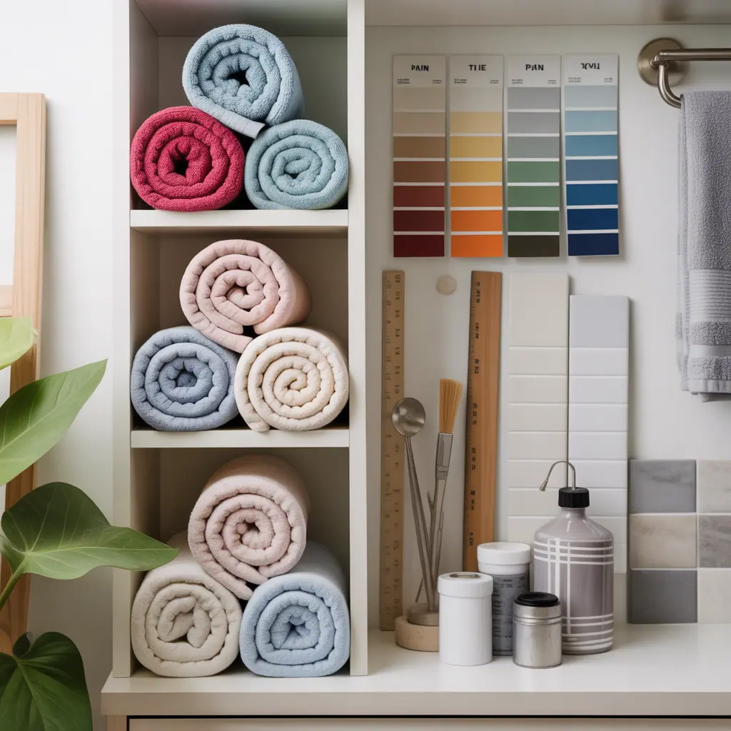 how to roll towels ideas