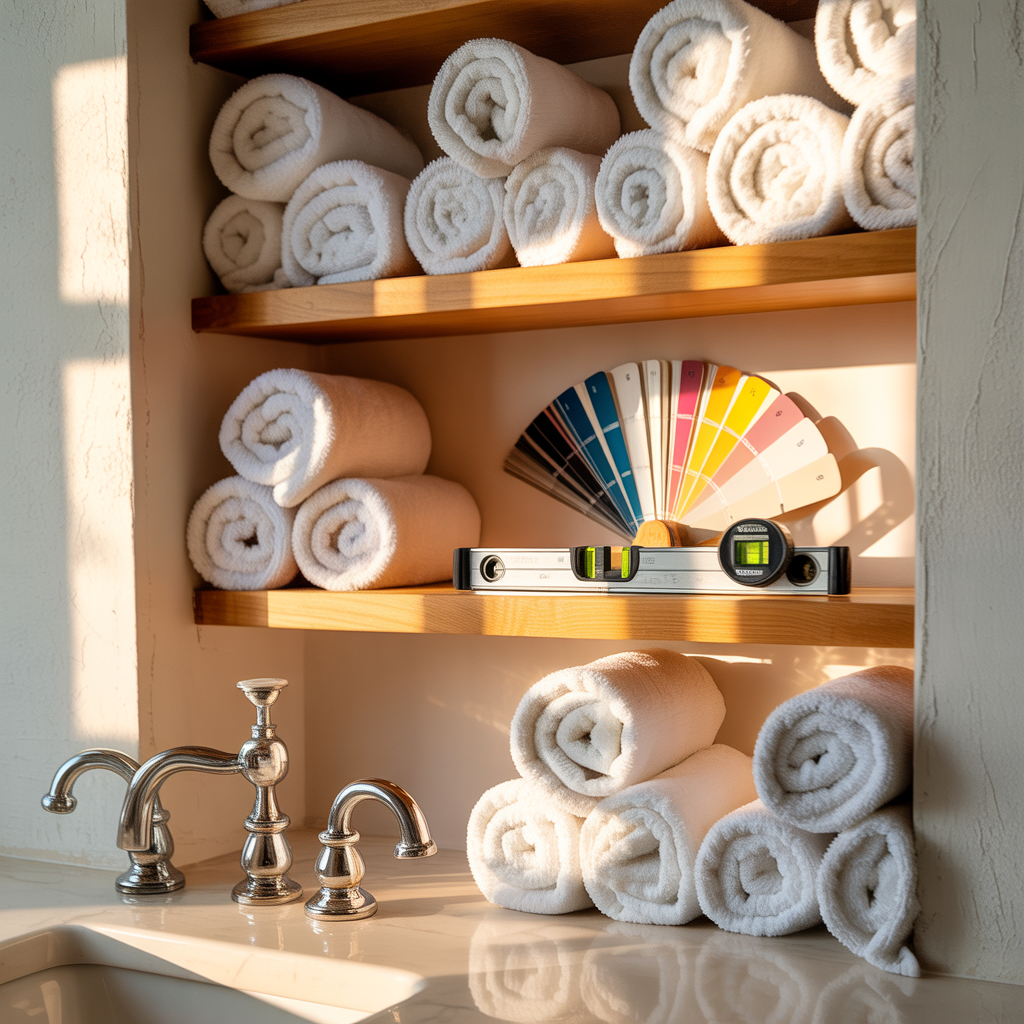 how to roll towels ideas
