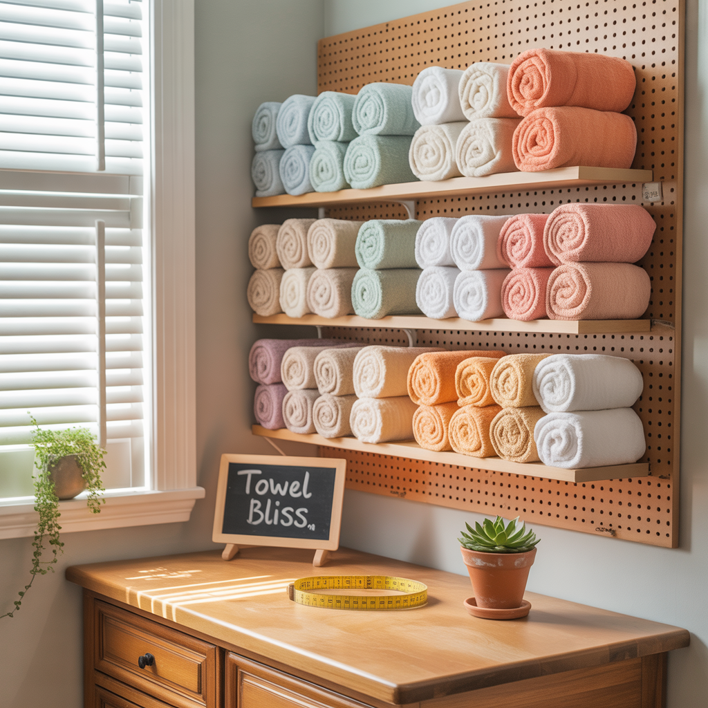 how to roll towels ideas