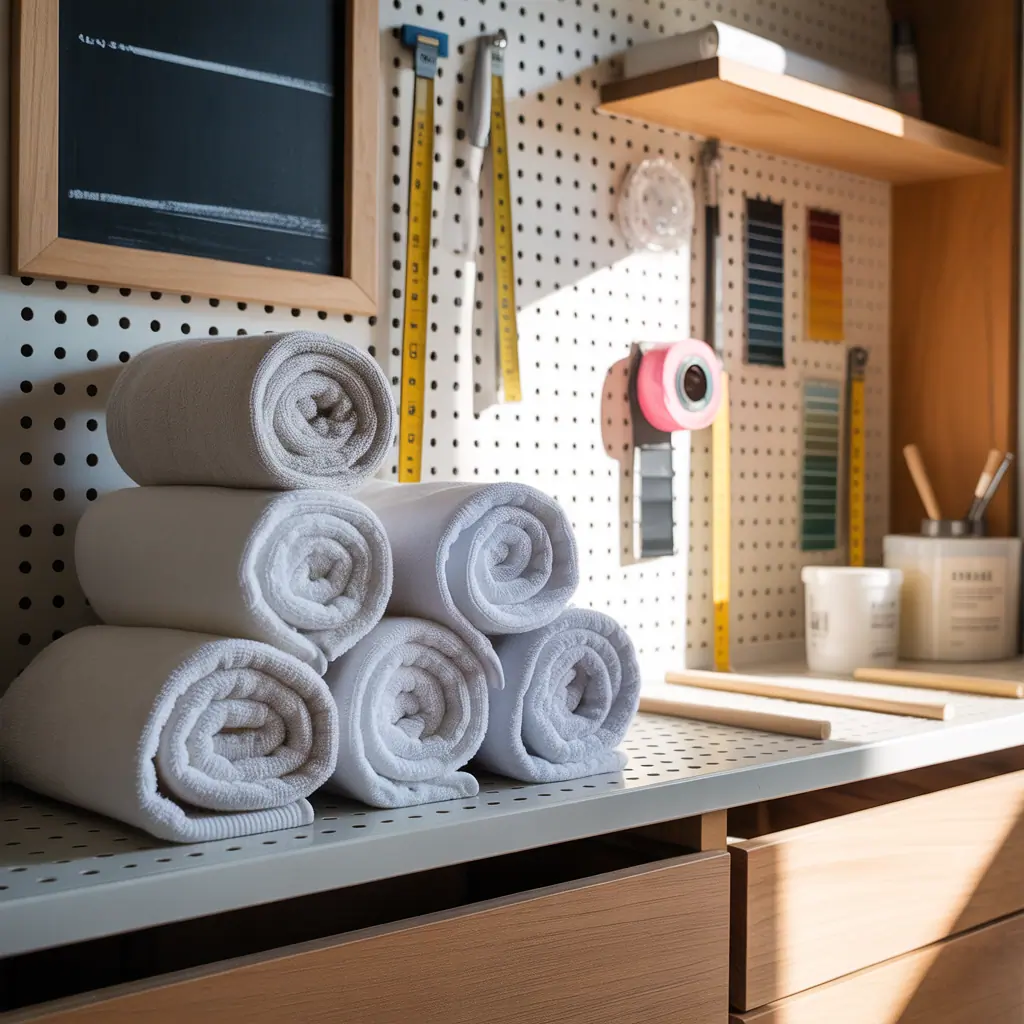 how to roll towels ideas