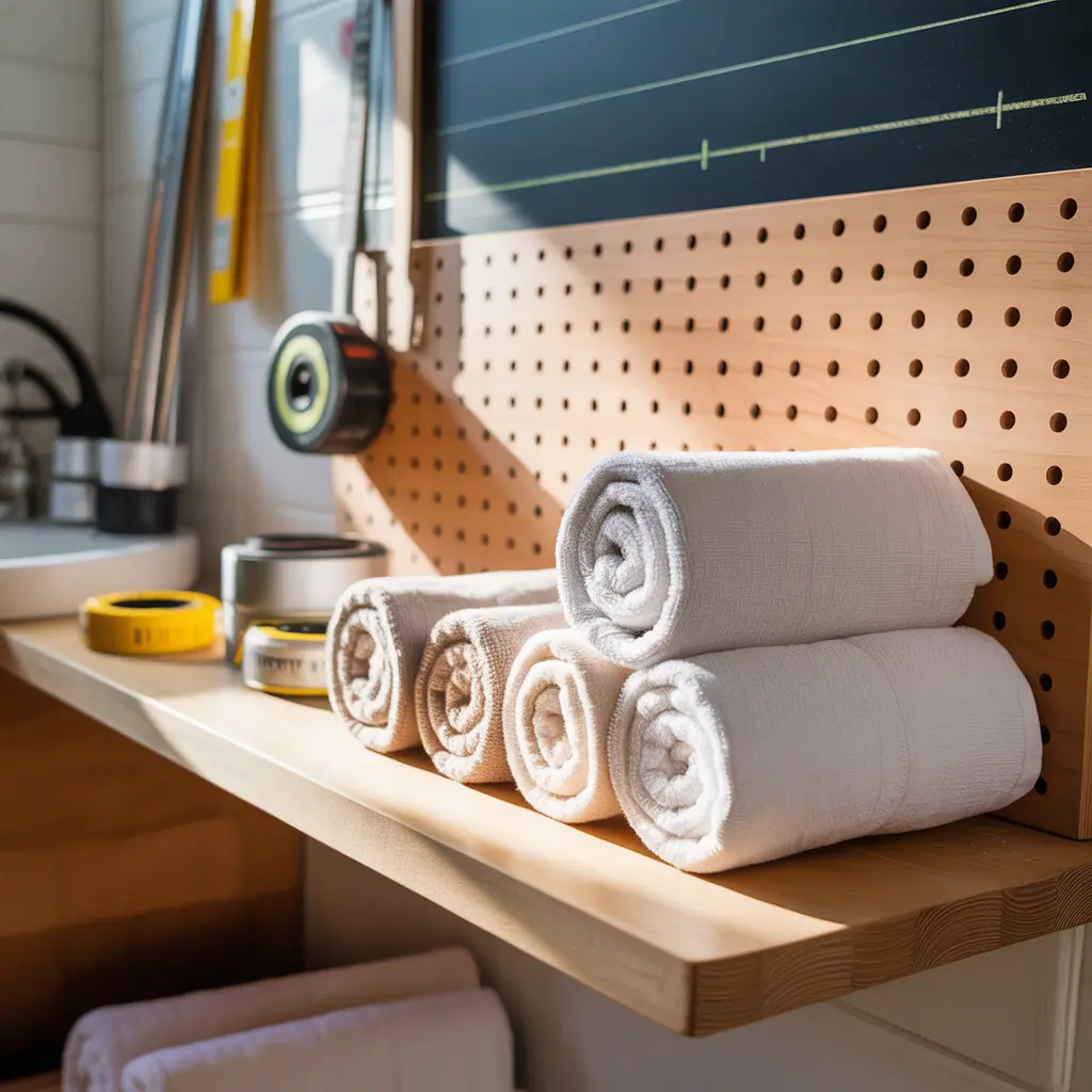 how to roll towels ideas