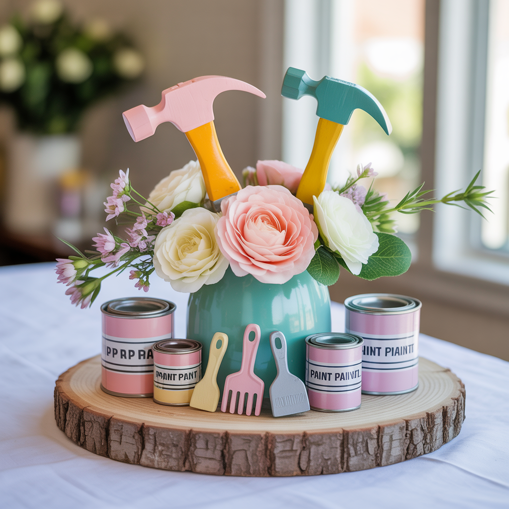 ideas baby shower centerpieces