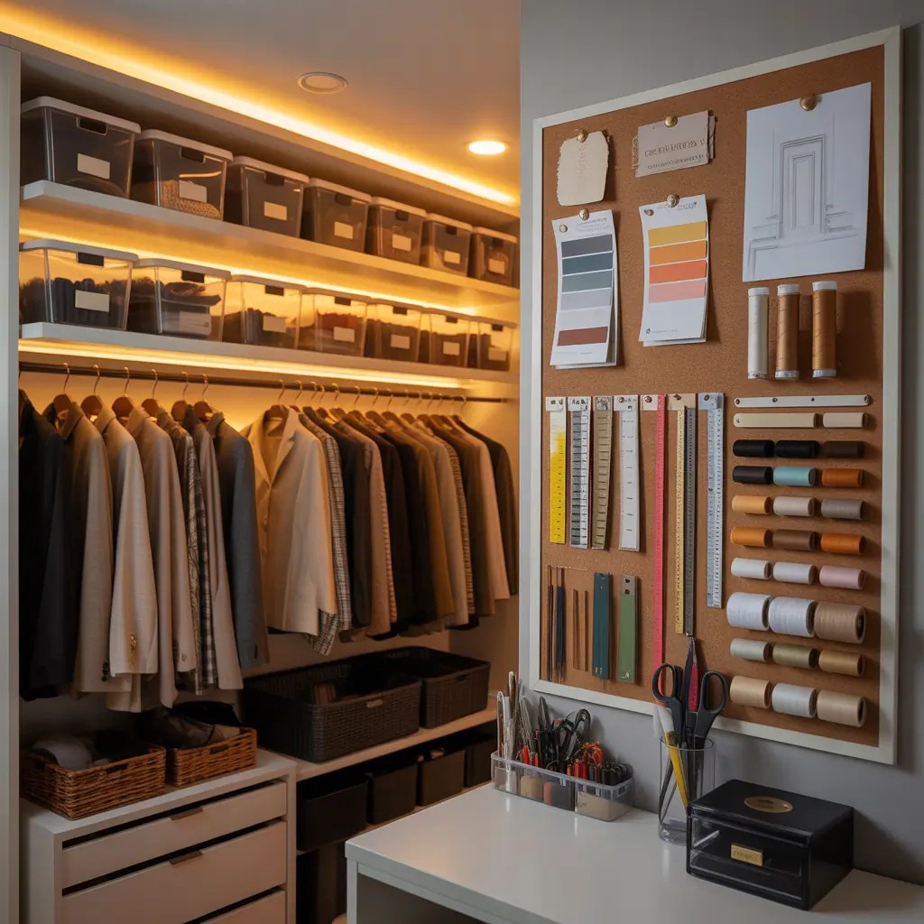 ideas closet lighting