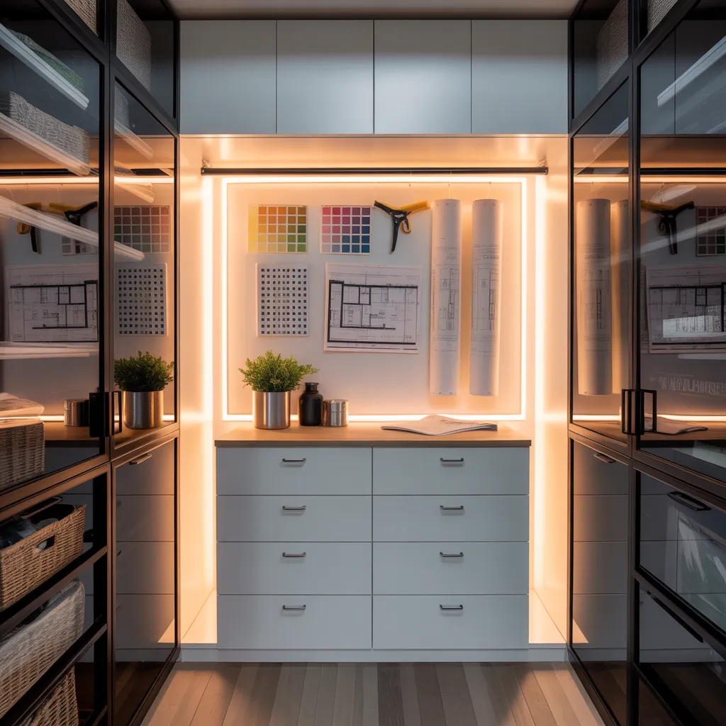ideas closet lighting