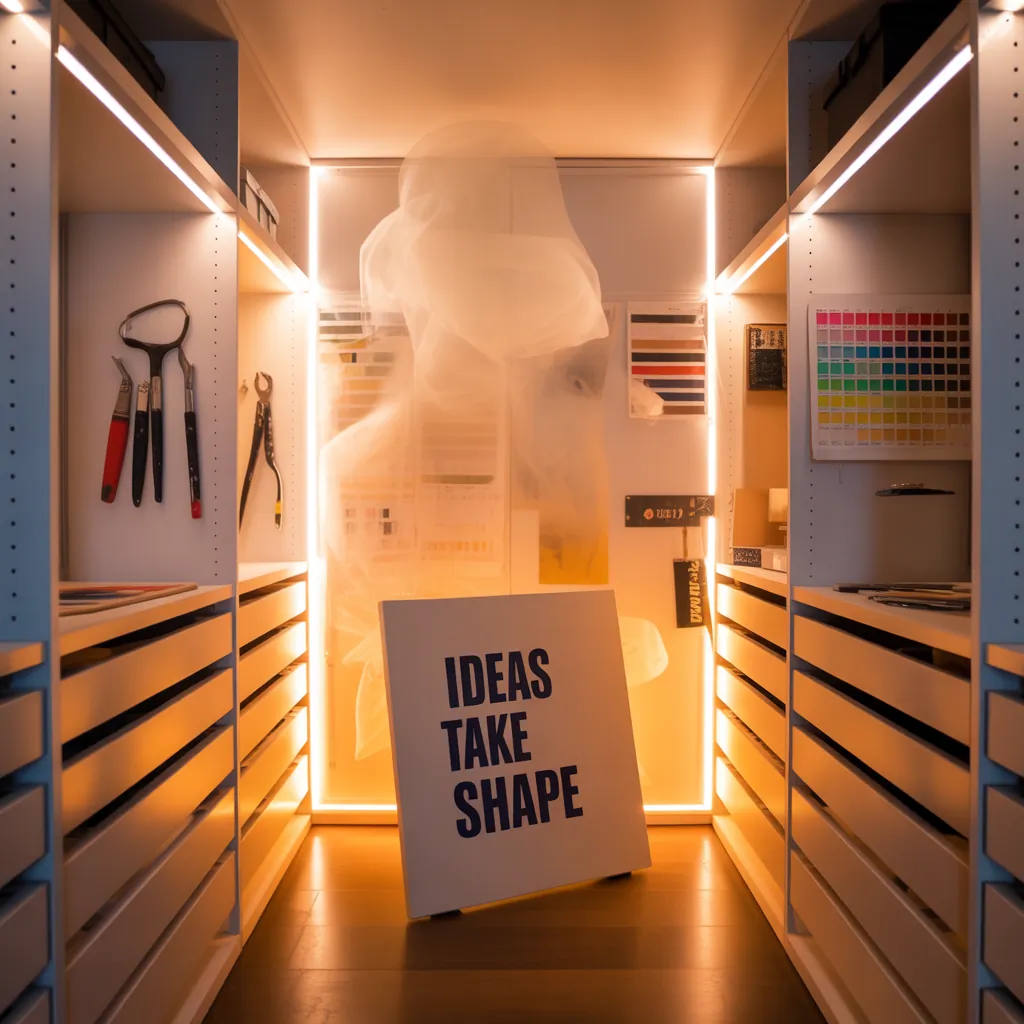ideas closet lighting