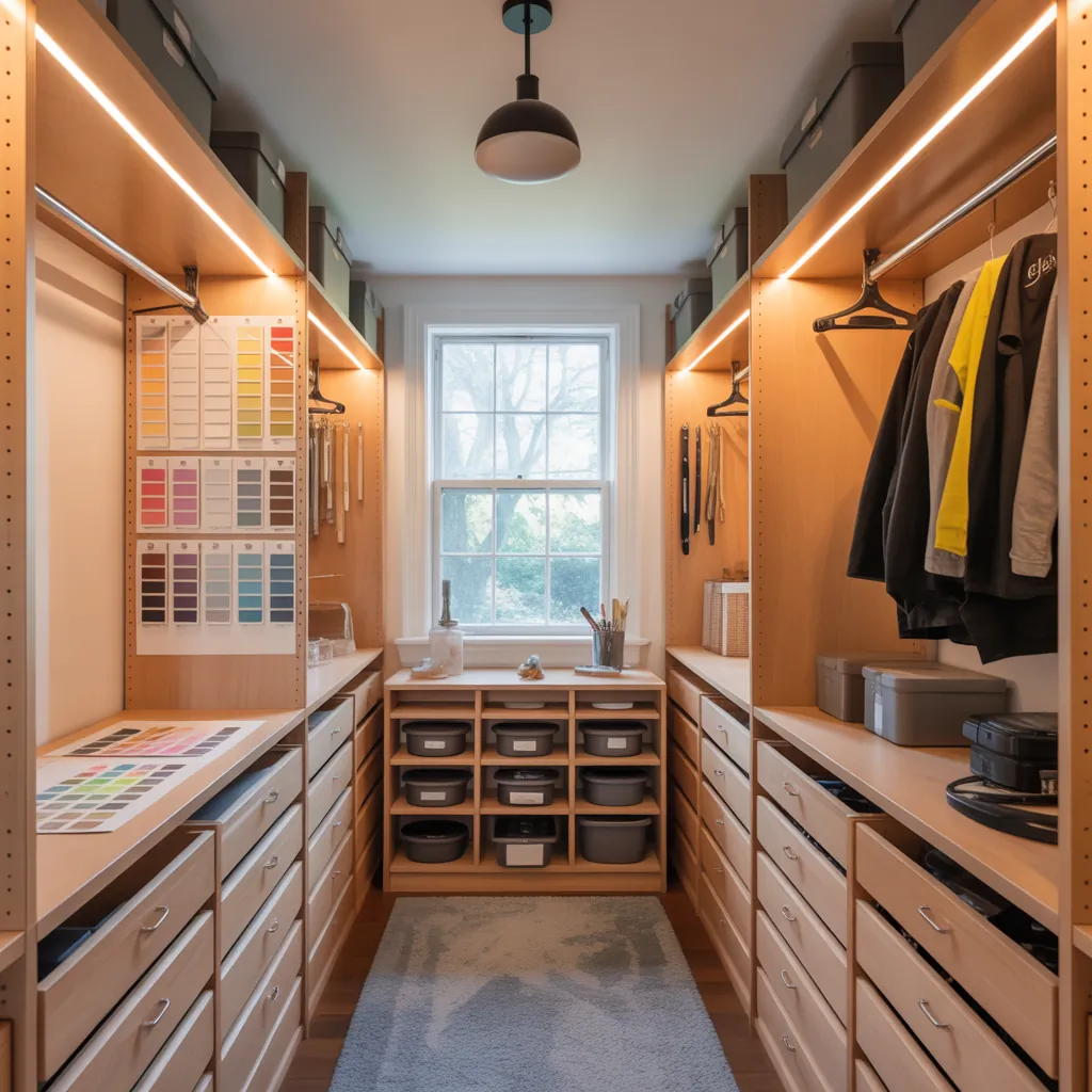 ideas closet lighting