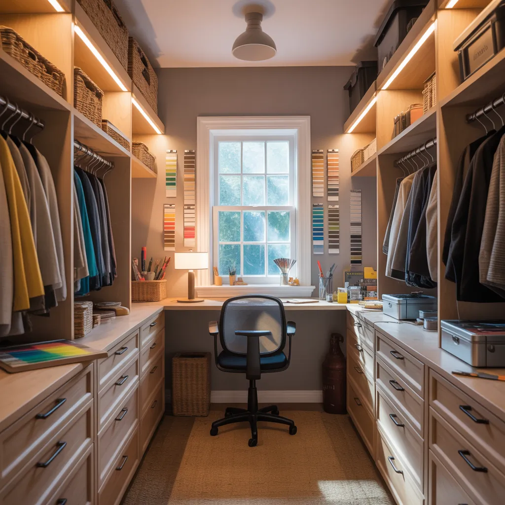 ideas closet lighting