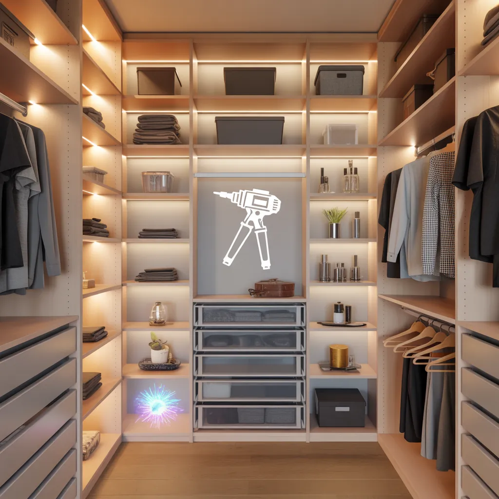 ideas closet lighting