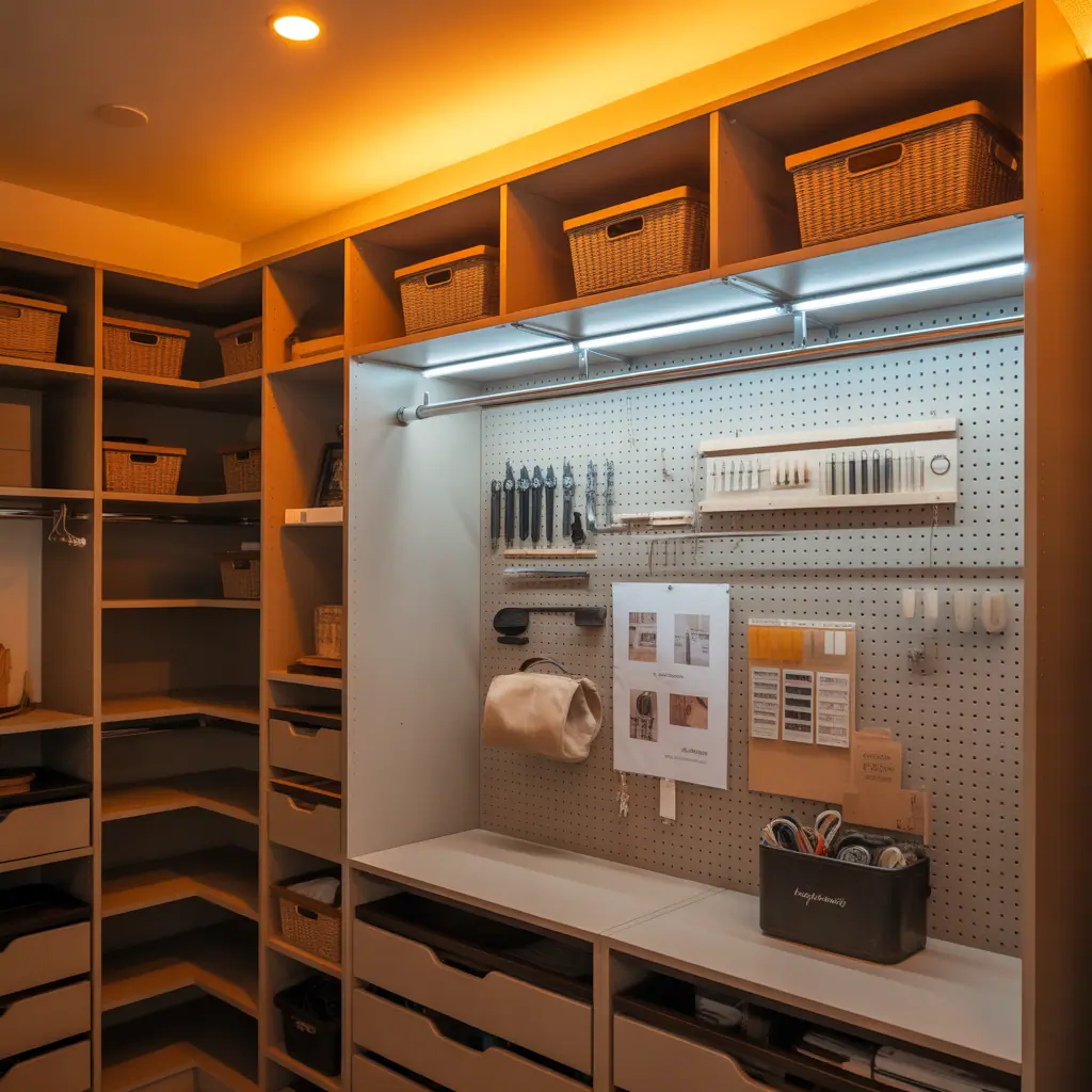 ideas closet lighting