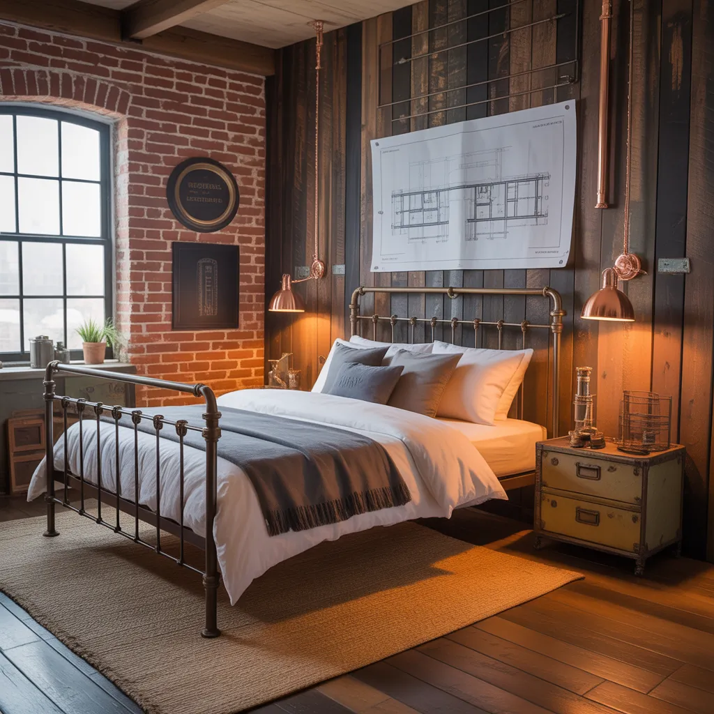 ideas dark vintage bedroom