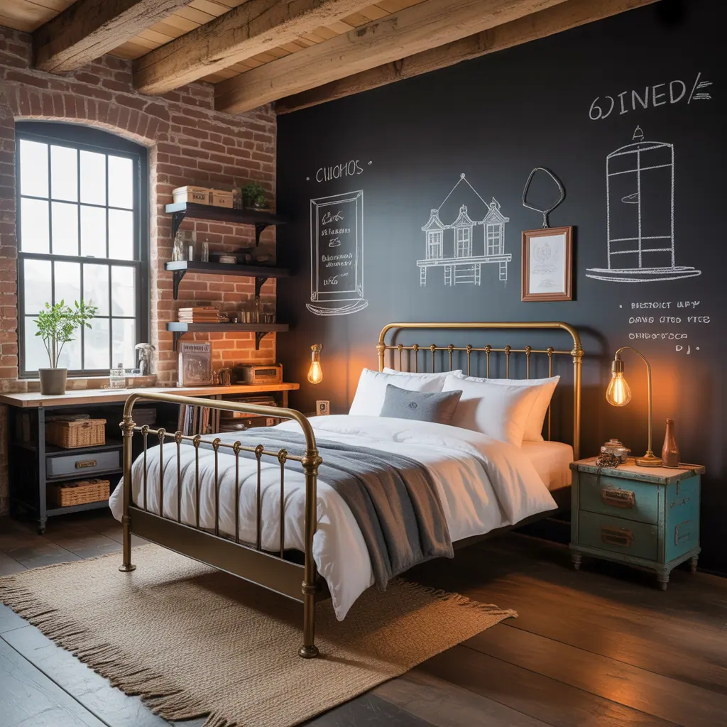 ideas dark vintage bedroom