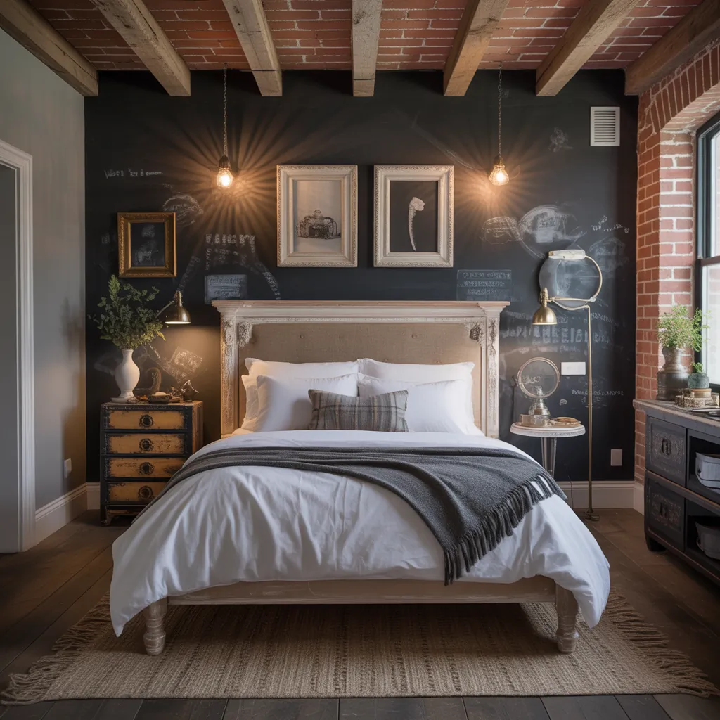 ideas dark vintage bedroom