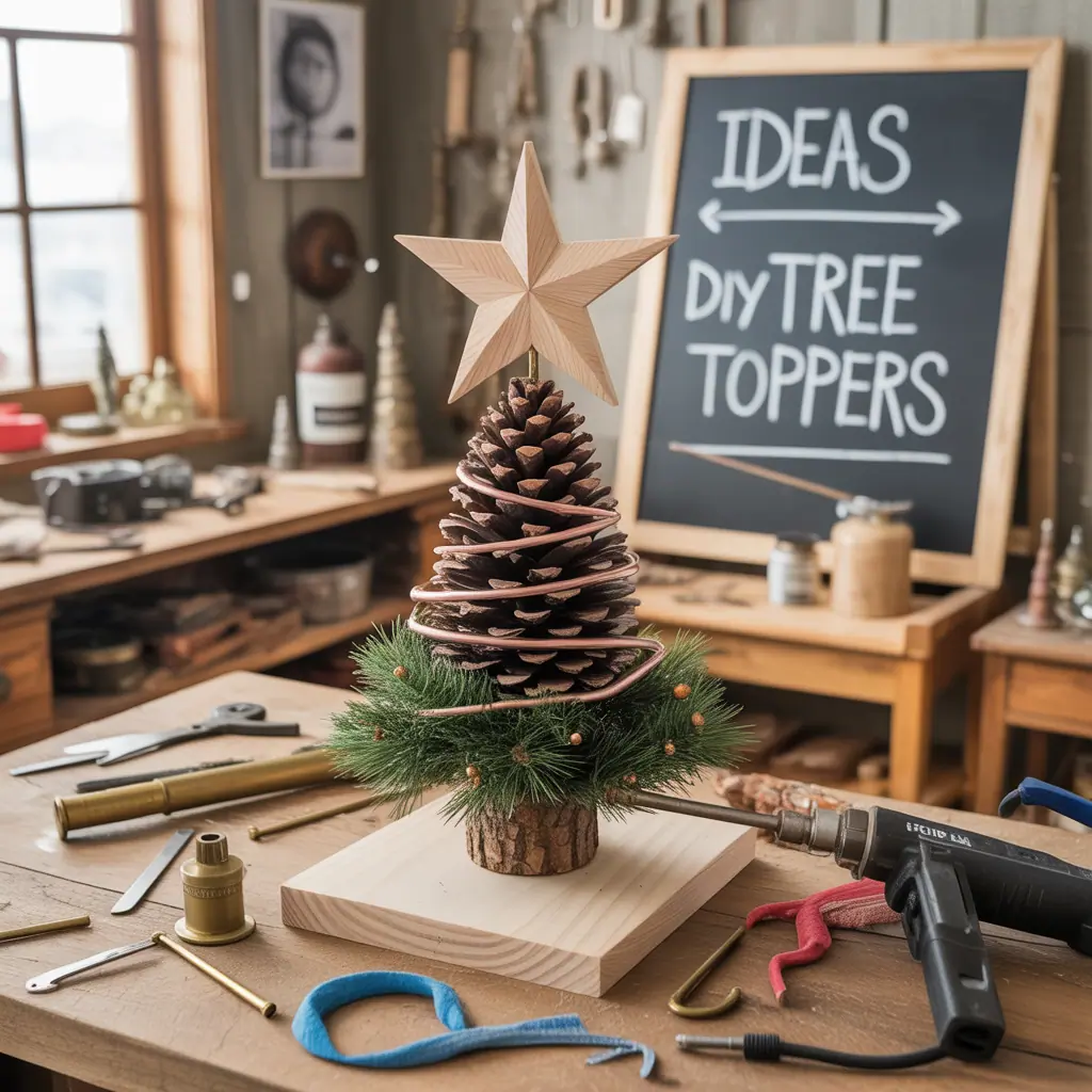 ideas diy tree toppers