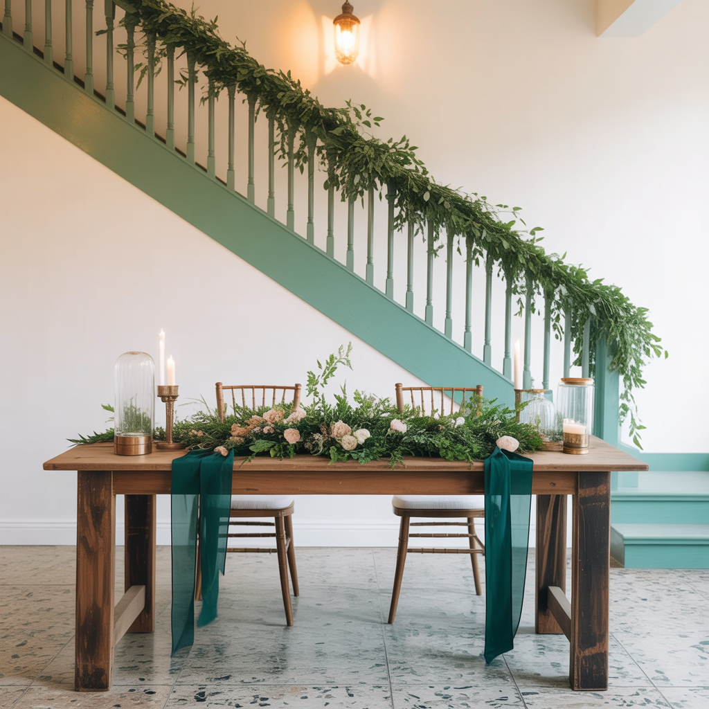 ideas emerald green wedding
