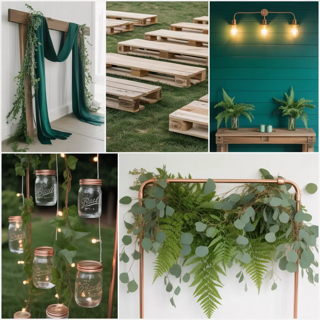 ideas emerald green wedding