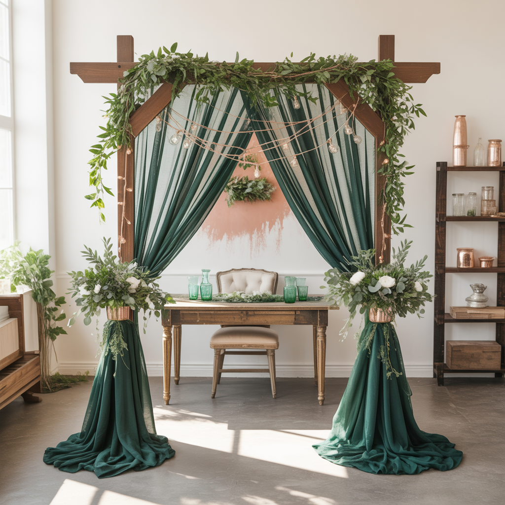 ideas emerald green wedding