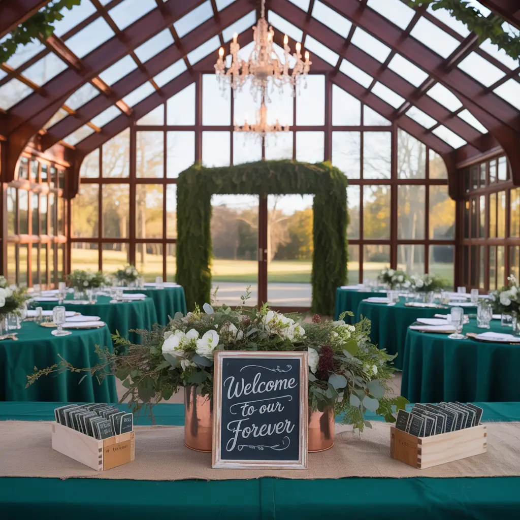 ideas emerald green wedding