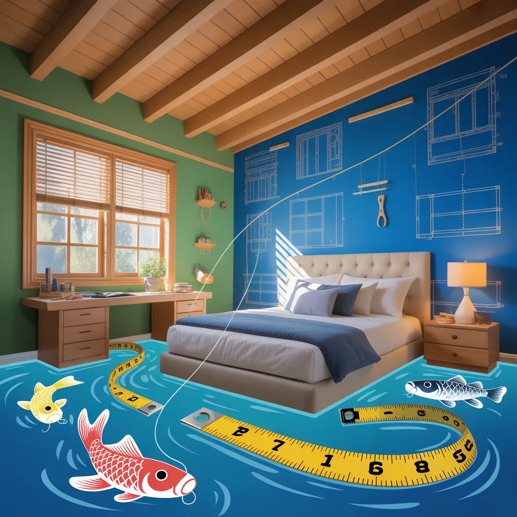 ideas fishing bedroom
