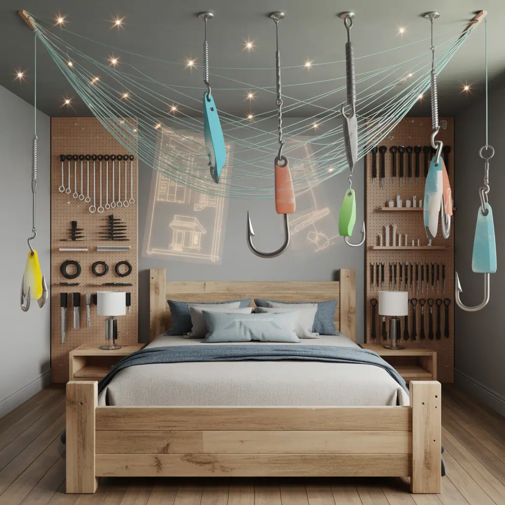 ideas fishing bedroom