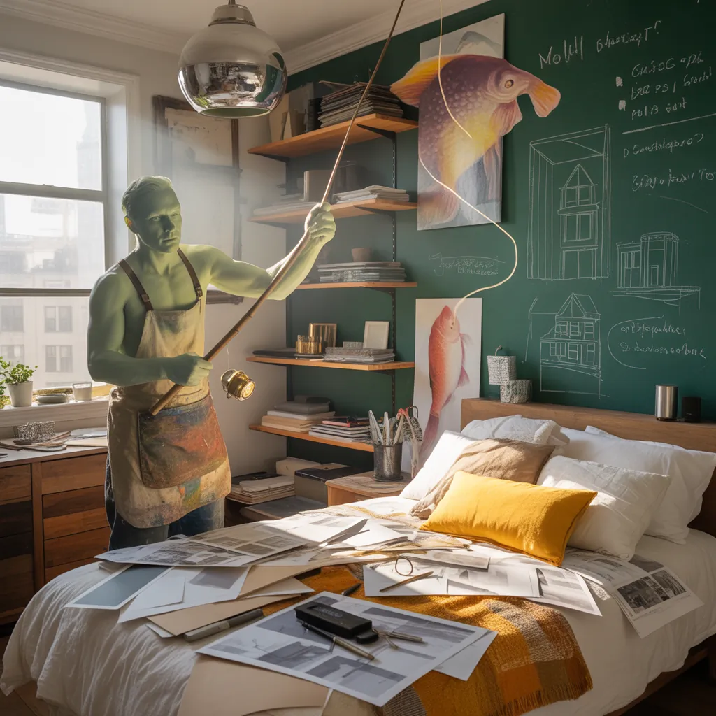 ideas fishing bedroom