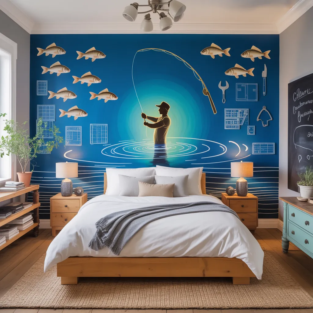 ideas fishing bedroom