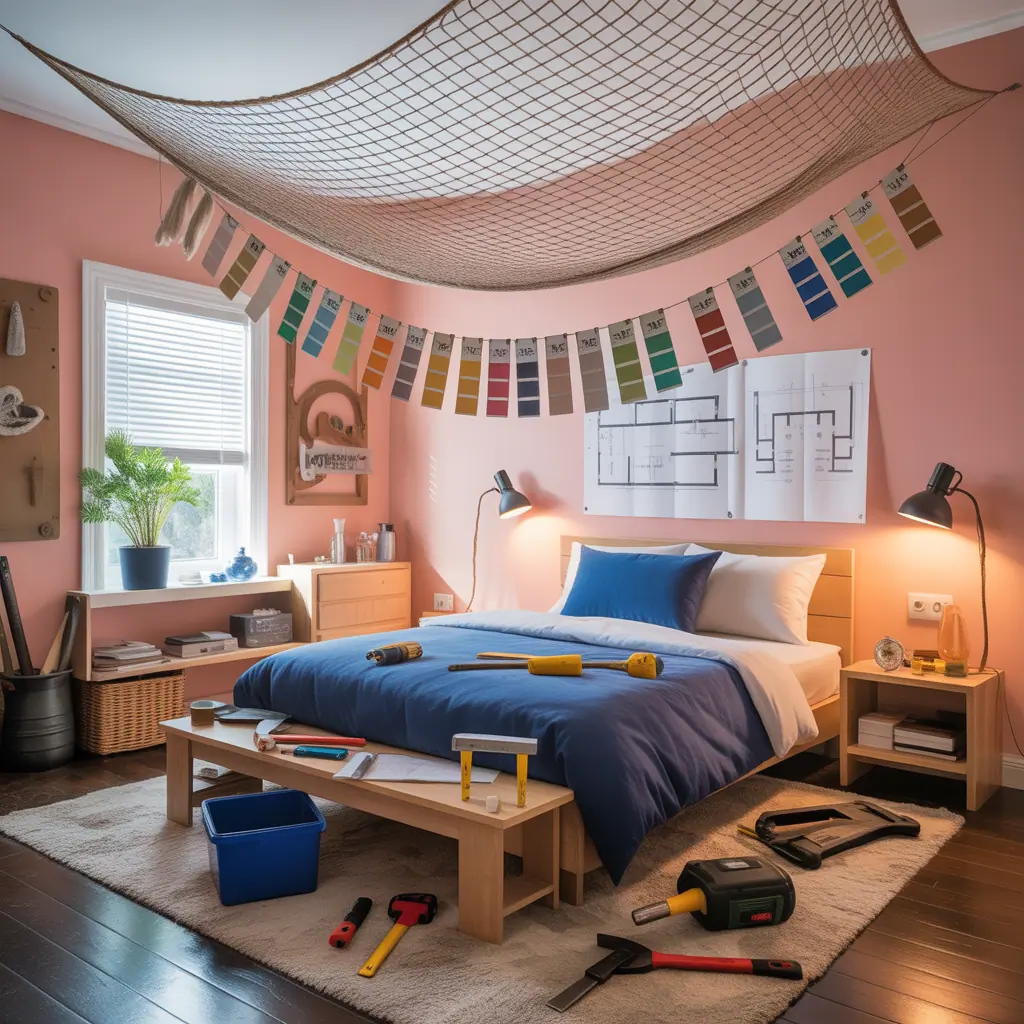 ideas fishing bedroom