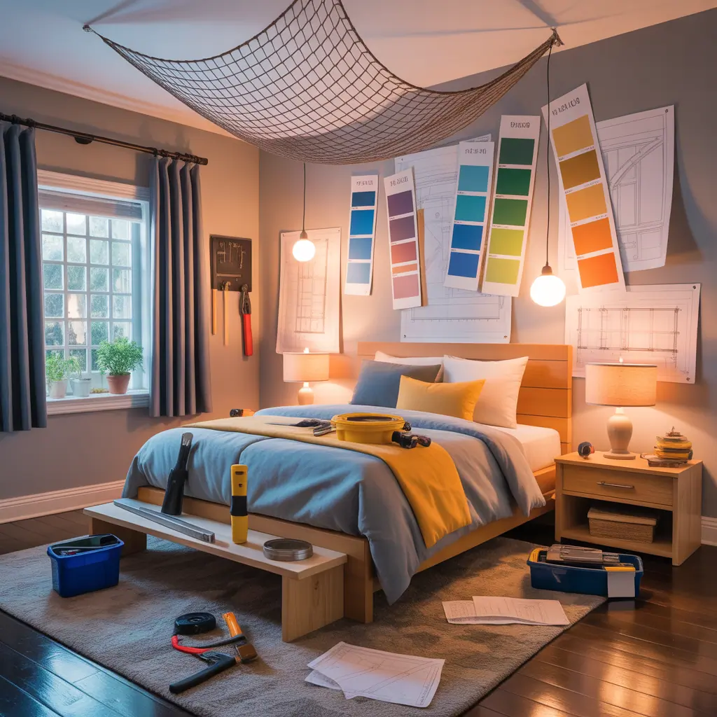 ideas fishing bedroom