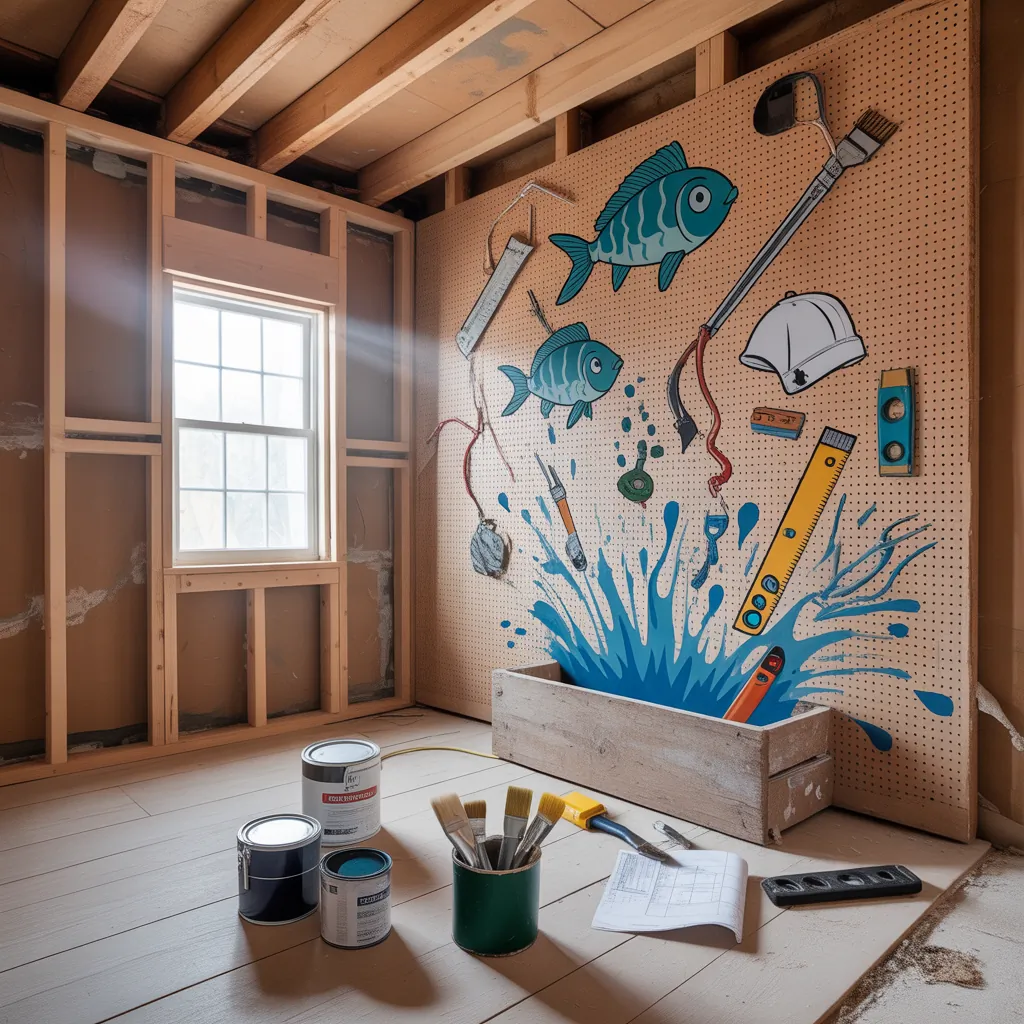 ideas fishing bedroom