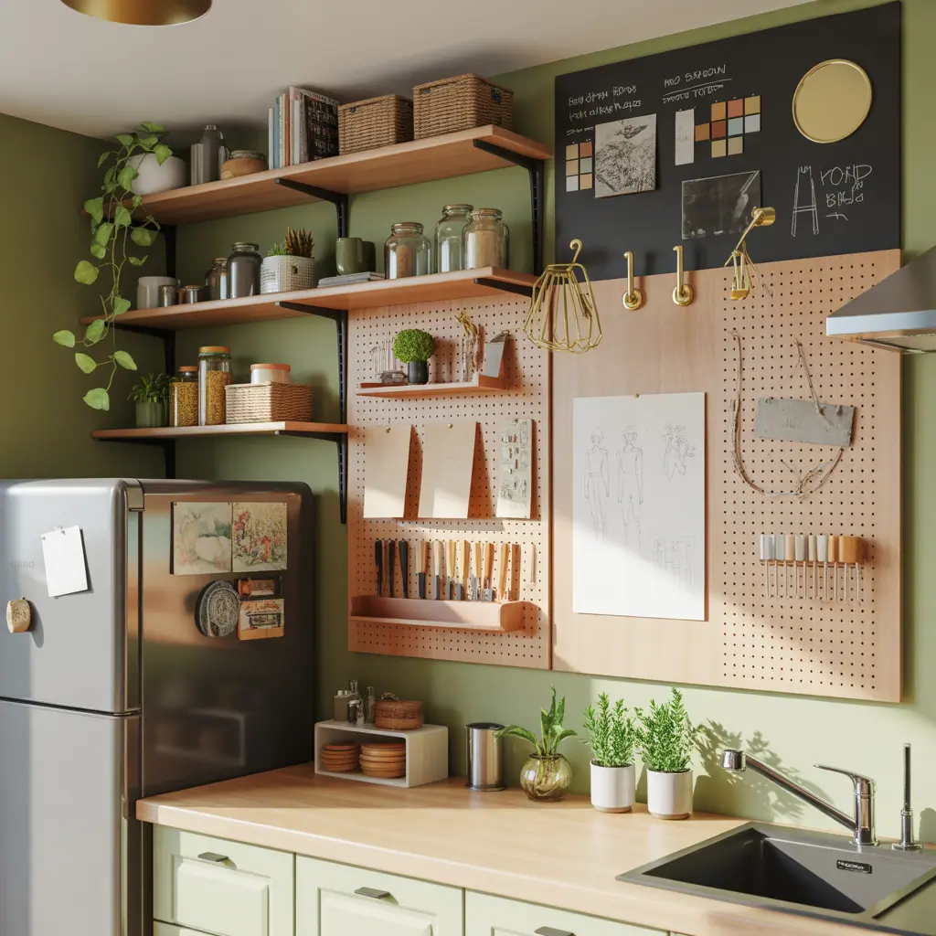 ideas for above fridge cabinet