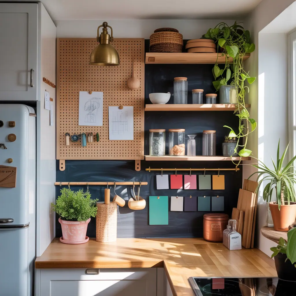 ideas for above fridge cabinet