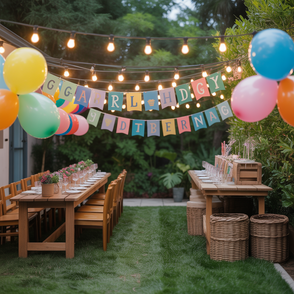 ideas for backyard birthday party