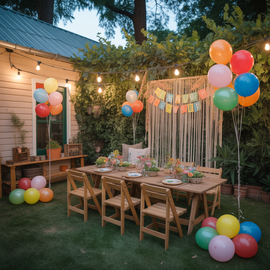 ideas for backyard birthday party