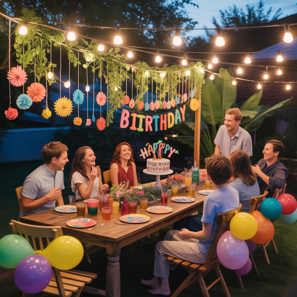 ideas for backyard birthday party