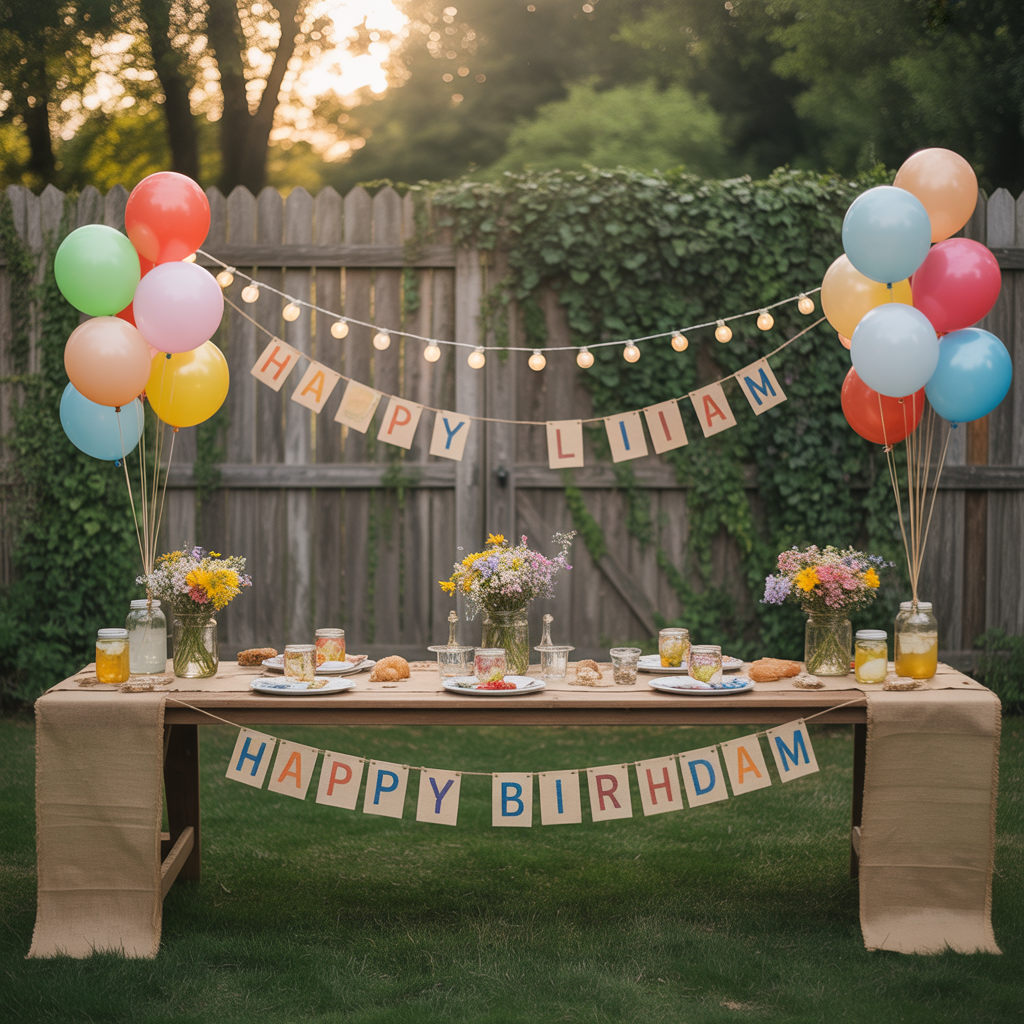 ideas for backyard birthday party