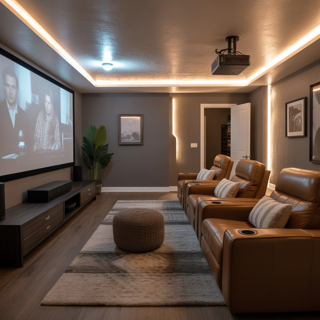 ideas for basement theater
