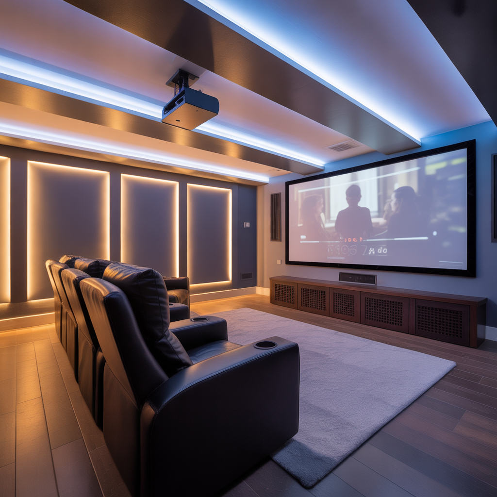 ideas for basement theater