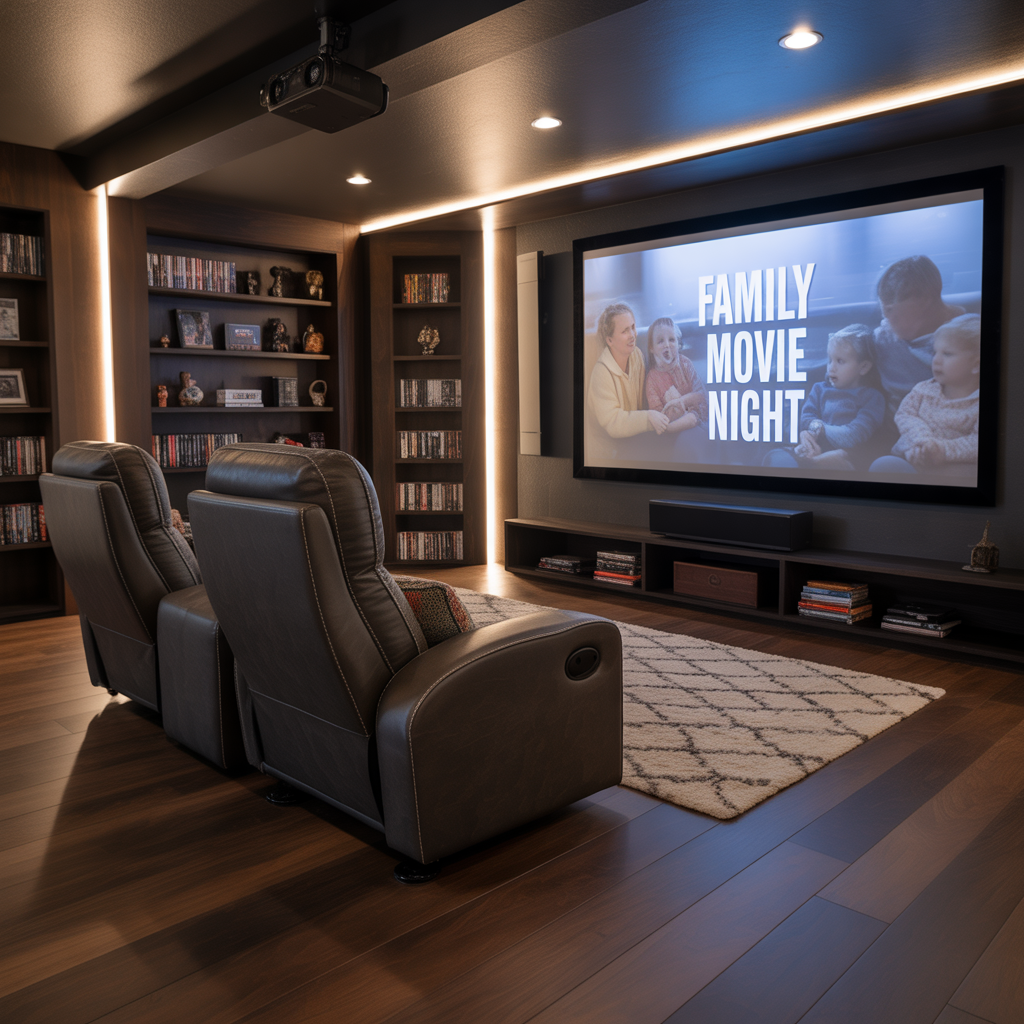 ideas for basement theater
