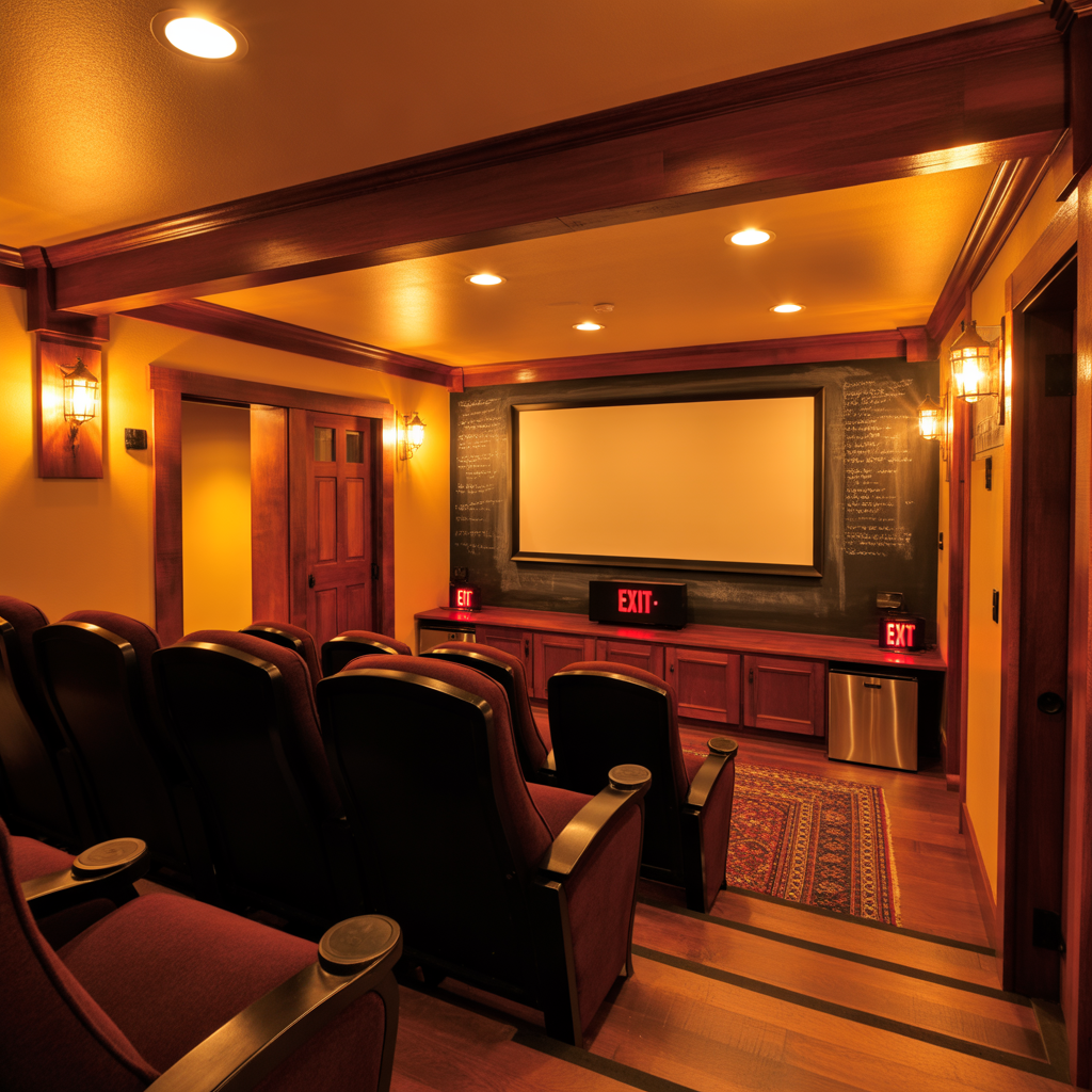 ideas for basement theater