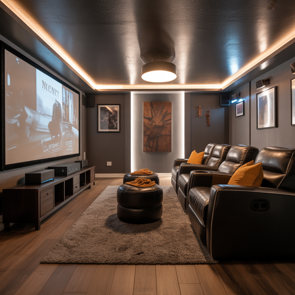 ideas for basement theater