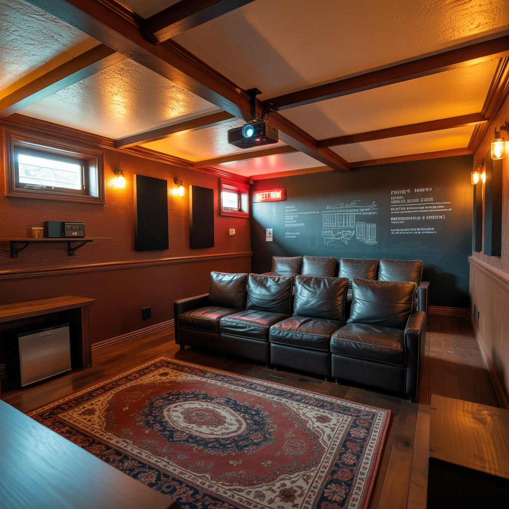 ideas for basement theater