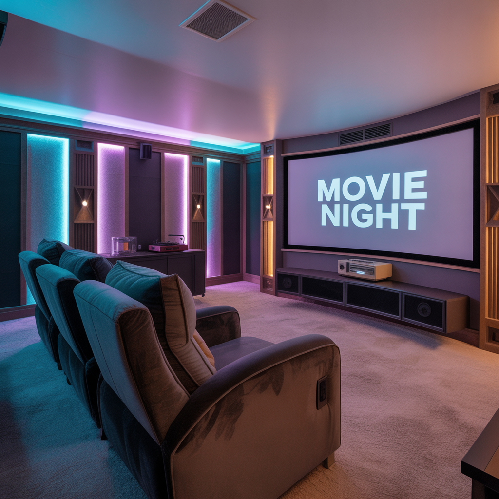 ideas for basement theater
