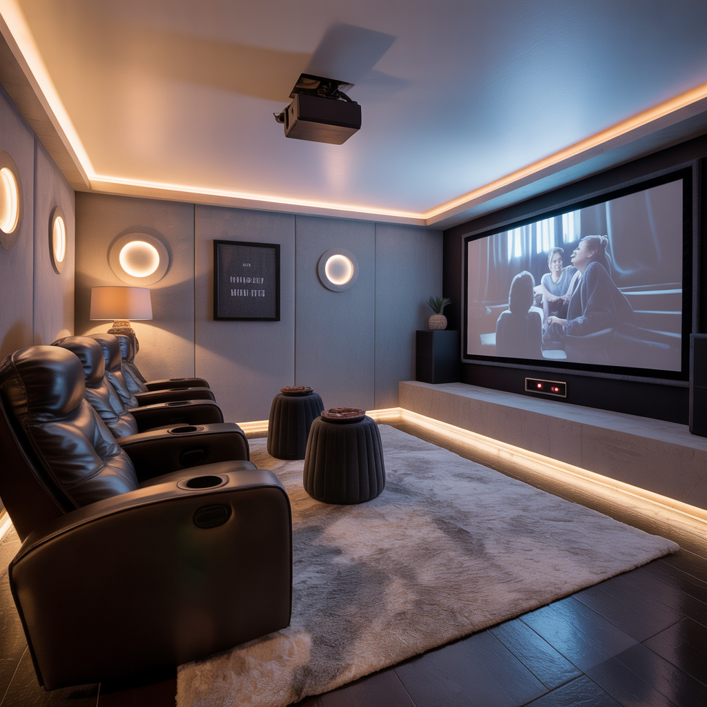 ideas for basement theater