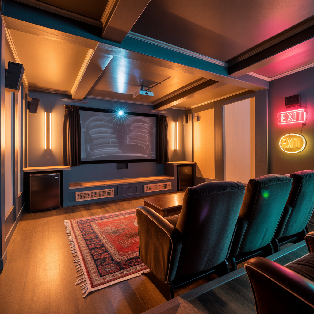 ideas for basement theater