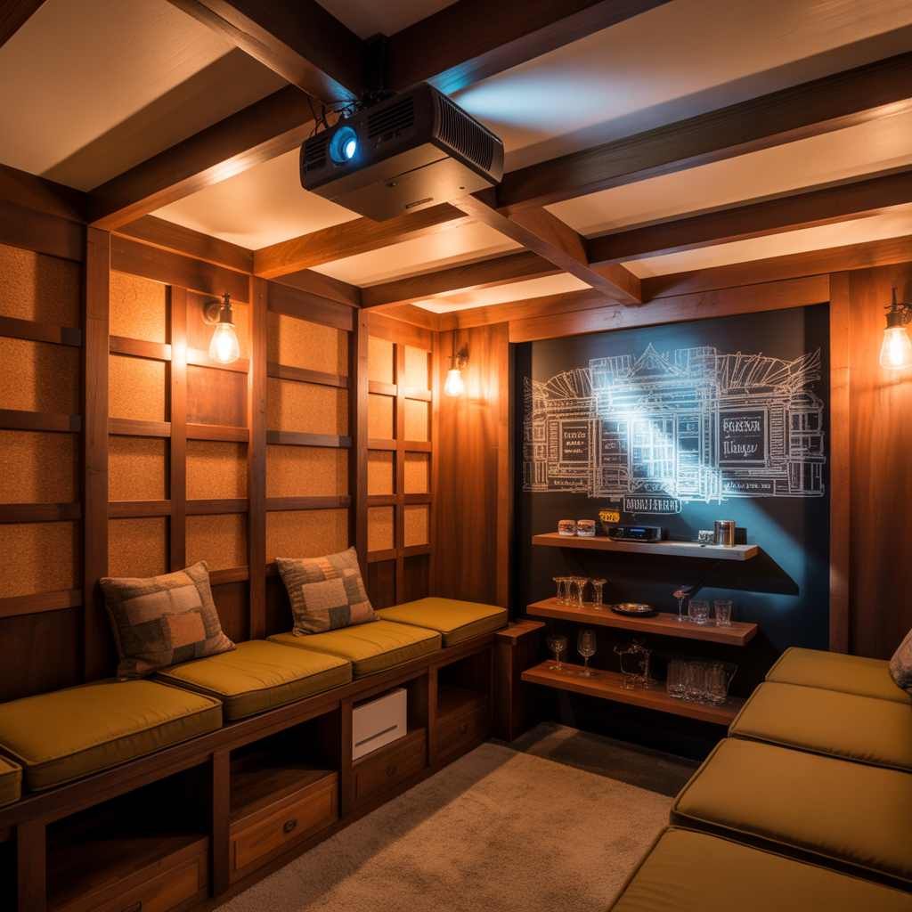 ideas for basement theater