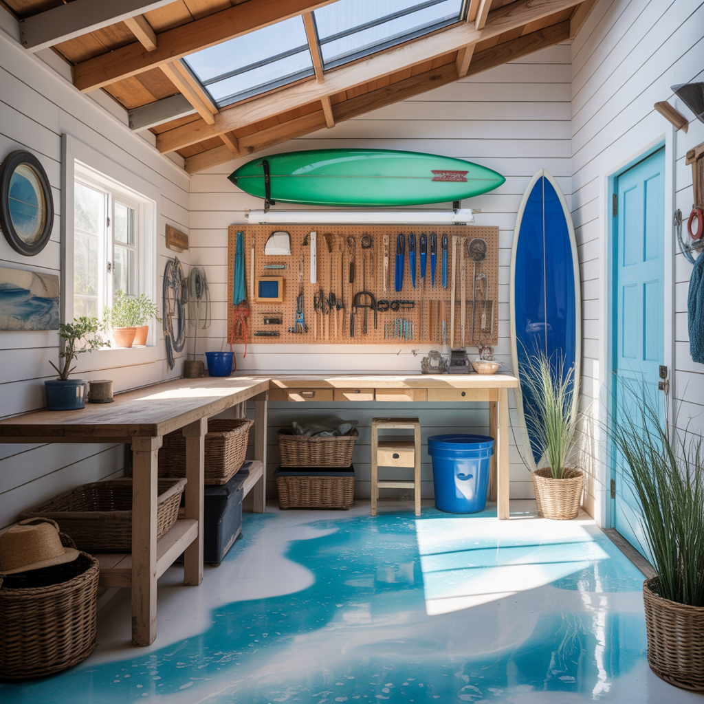 ideas for beach house garage