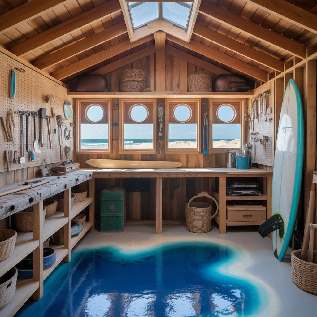 ideas for beach house garage